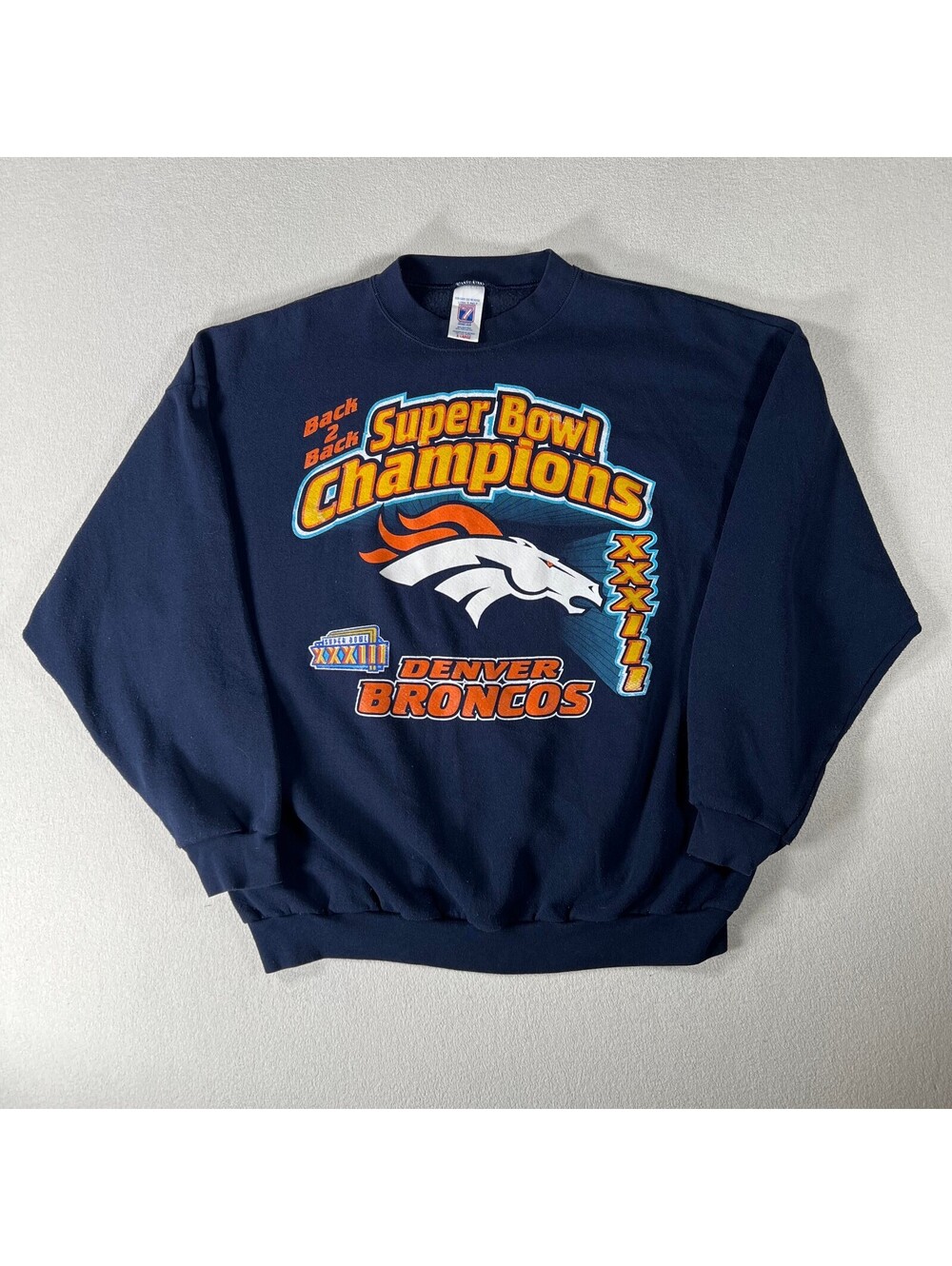 Vintage Denver Broncos Super Bowl Champions Sweatshirt XL